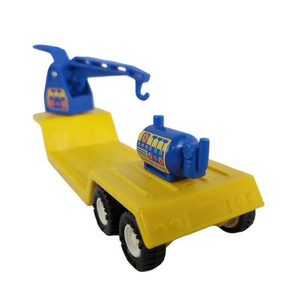 Vintage 1980s Buddy-L Plastic Sea Explorer & Steel Speedboat Race Team Trailers - Picture 8 of 9